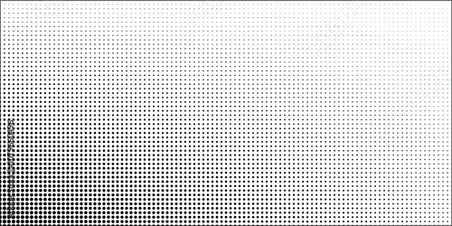 Abstract halftone background with wavy surface made of gray dots on white vector modern eps10.