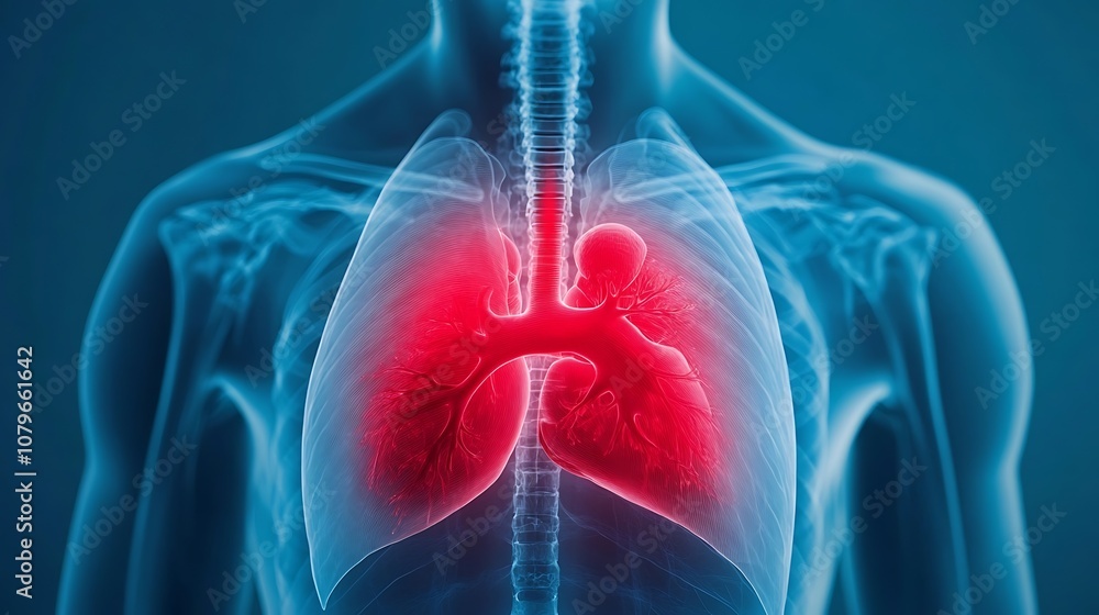 Glowing Digital Visualization of the Human Lungs in Anatomy Concept Transparent and futuristic 3D of the respiratory system showcasing the lungs in a minimalist abstract and dynamic design Glowing Digital Visualization of the Human Lungs in Anatomy Concept Transparent and futuristic 3D of the respiratory system showcasing the lungs in a minimalist abstract and dynamic design