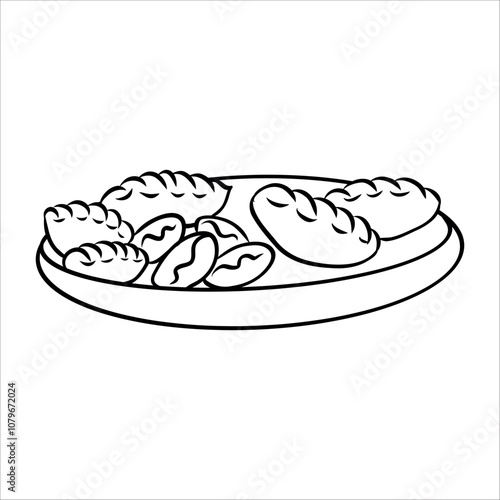 plate with piesdoodle