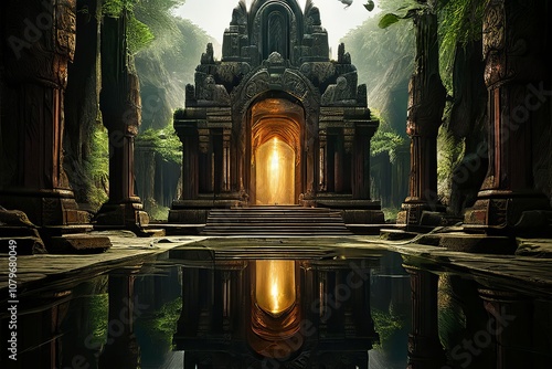 ancient mirror temple photo