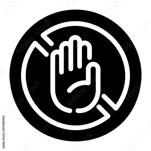 no stopping Solid icon