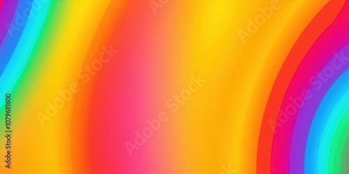 Vibrant rainbow background with colorful gradient stripes, perfect for adding a pop of color to any project or design, vibrant, decorative