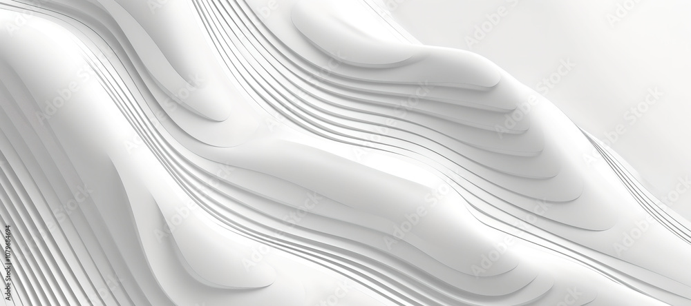 Obraz premium asbtract white wave background 15