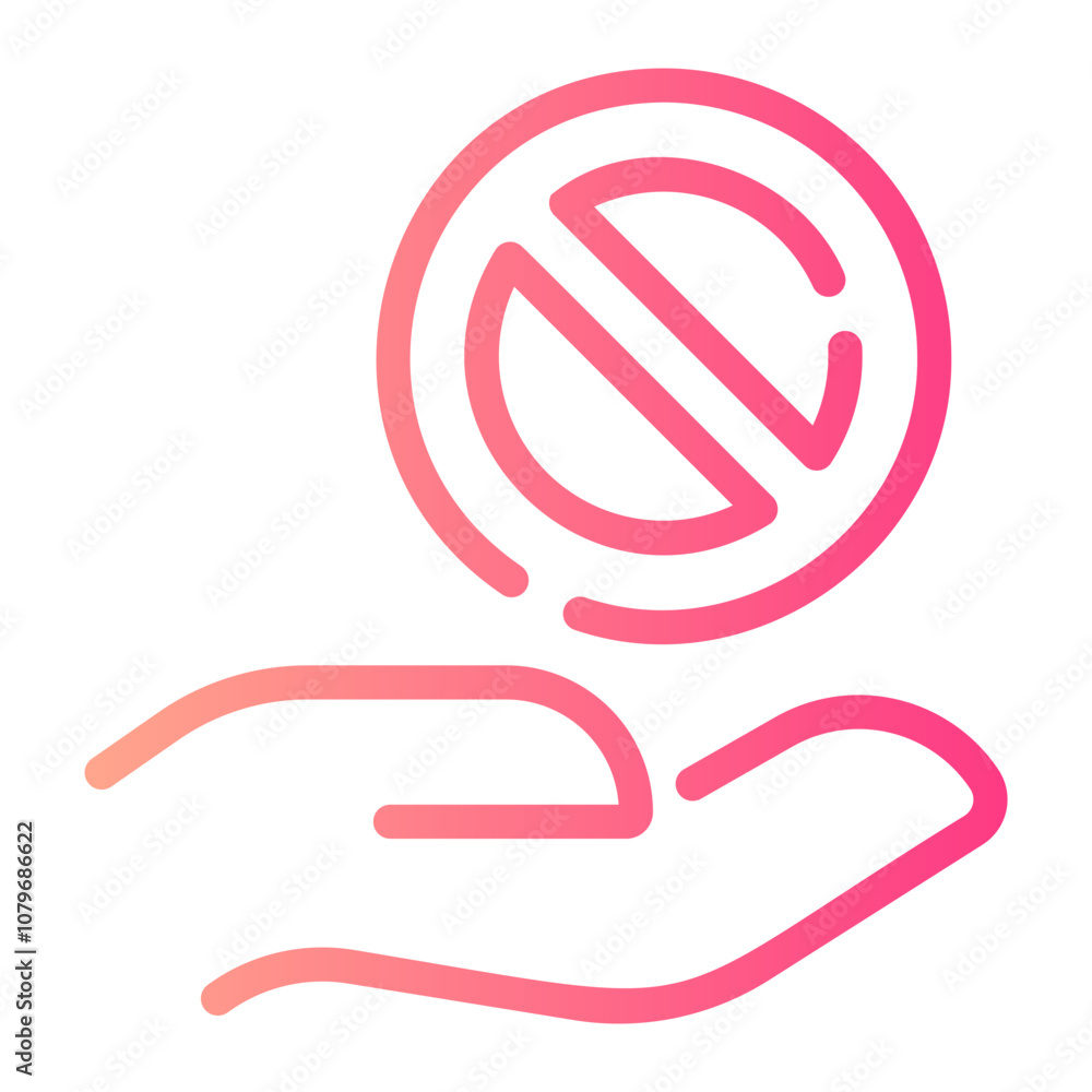 cancel Line Gradient Icon cancel Line Gradient Icon