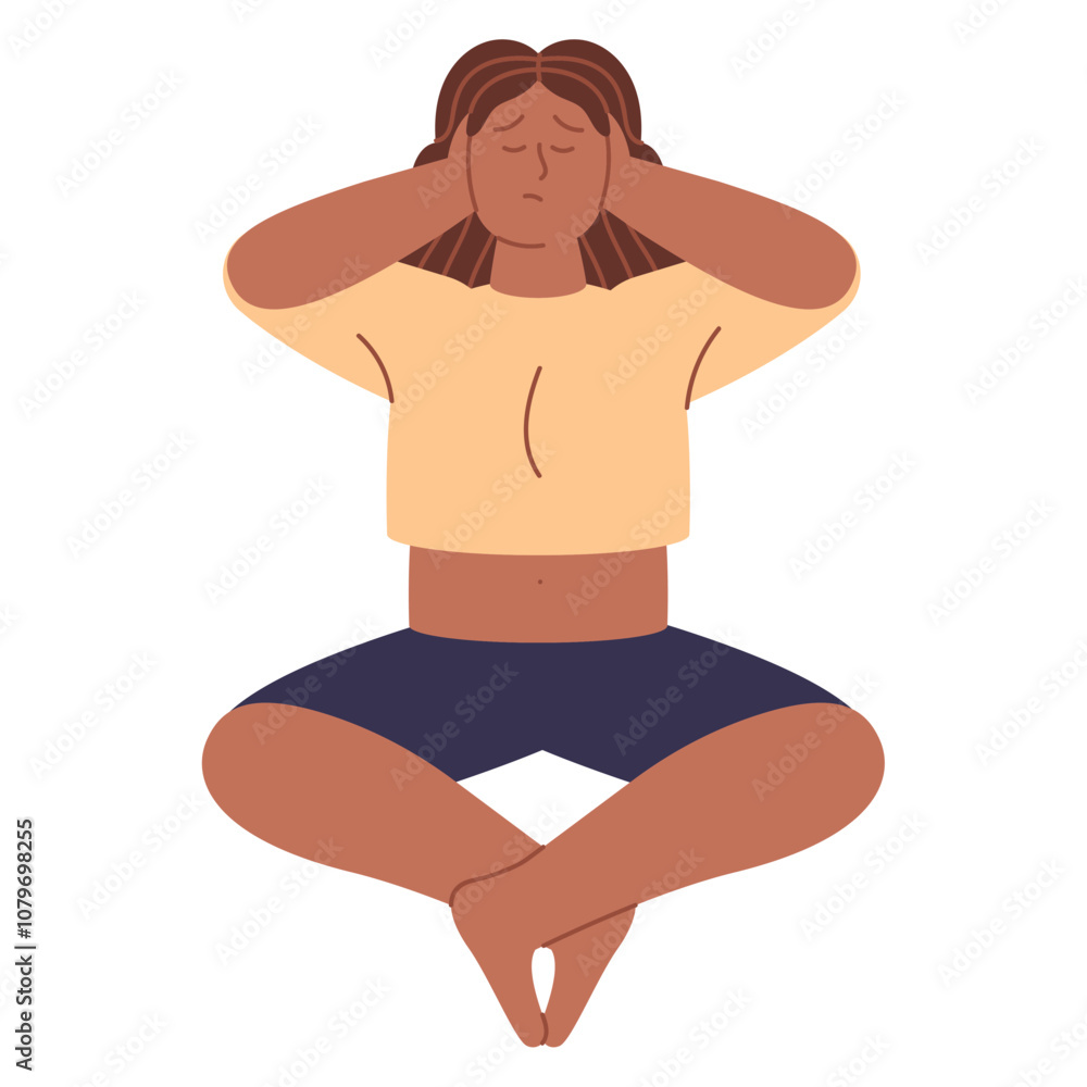 Fototapeta premium sad woman with depression