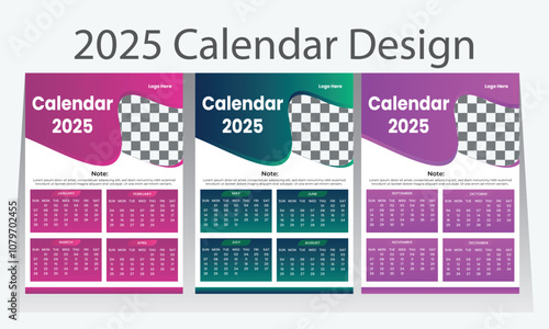 2025 Calendar Featuring Contemporary Aesthetics