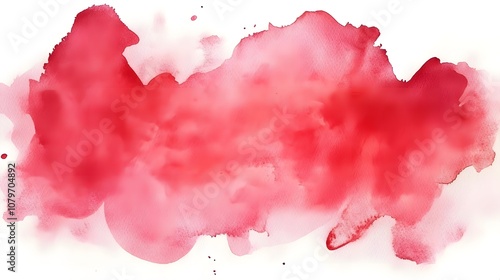 Red grunge background. Watercolor red texture background