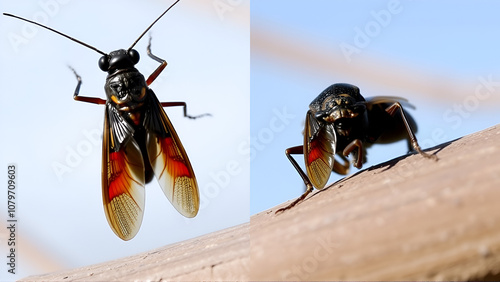 Pyrops candelaria or lantern Fly and sometime we call trunk cicada or trunk butterfly. photo