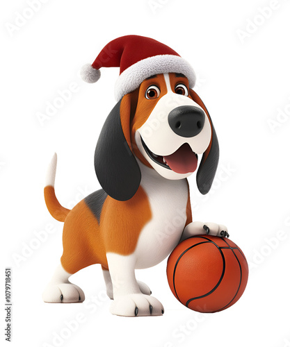 Basketball Dog Tshirt Design Animal PNG