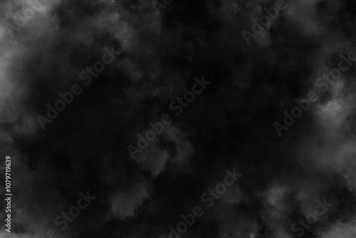 Dramatic Black Background Smoke Overlays