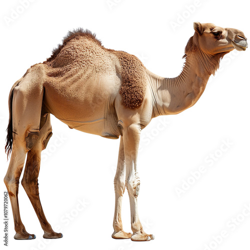 A camel isolated on a transparent background photo