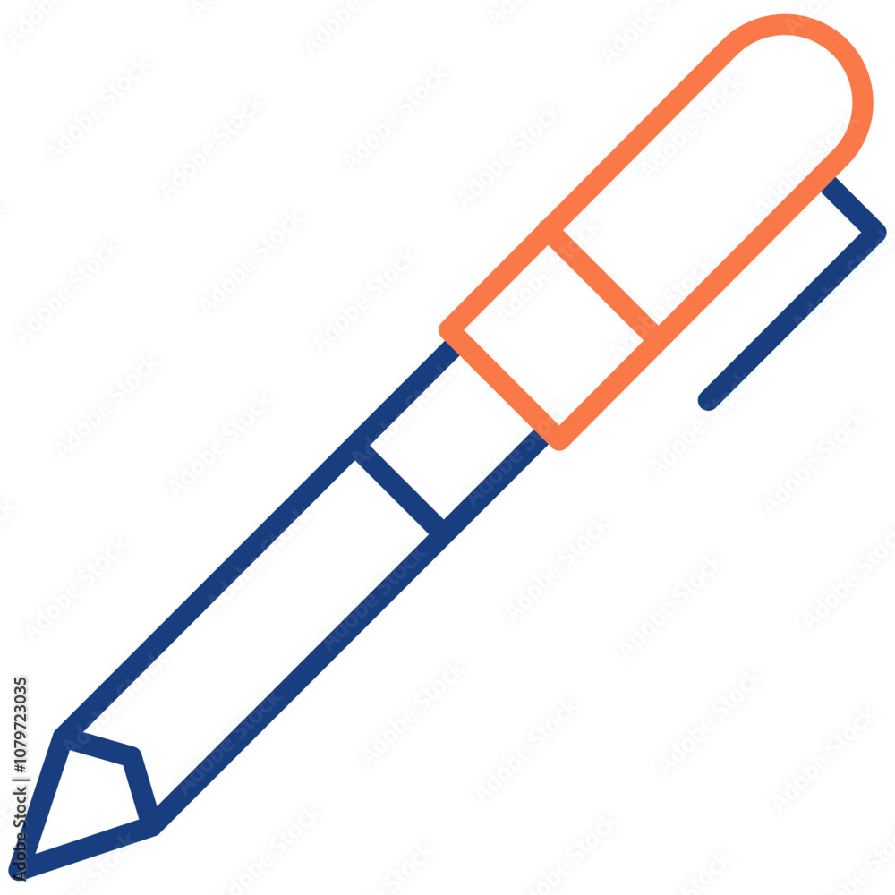 vector school stationery icon for educational uses vector school stationery icon for educational uses