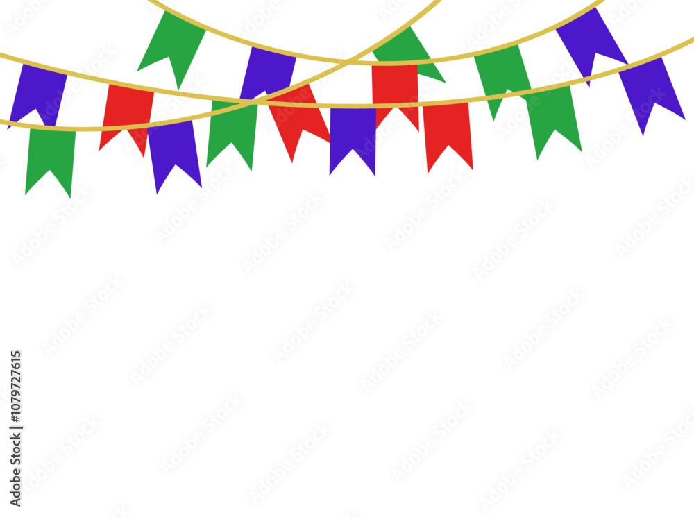Obraz premium Pennant Flag Background