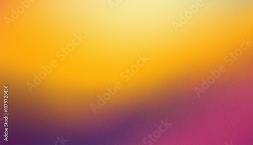 Abstract background, Jazzberry jam and Jonquil gradient background with light leak and grainy texture. photo