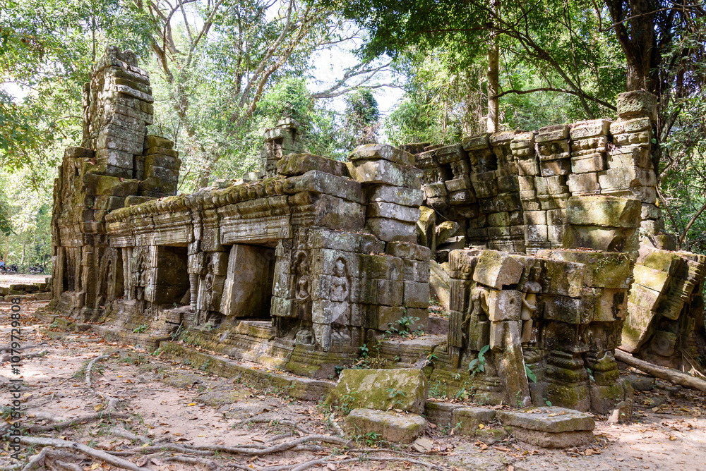 Naklejka premium Ta Prohm temple, Siem Reap, Cambodia.