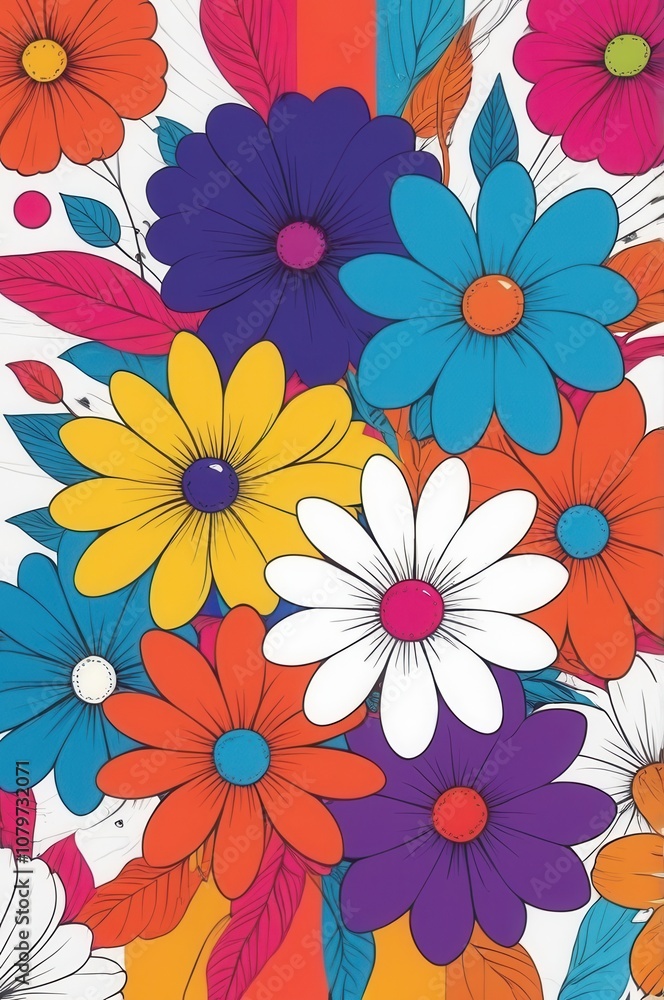 Layered Paper Flower Artwork Layered Paper Flower Artwork