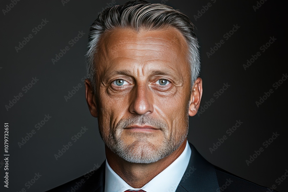 Experienced Corporate Manager Portrait of Mature Middle-Aged Businessman Experienced Corporate Manager Portrait of Mature Middle-Aged Businessman
