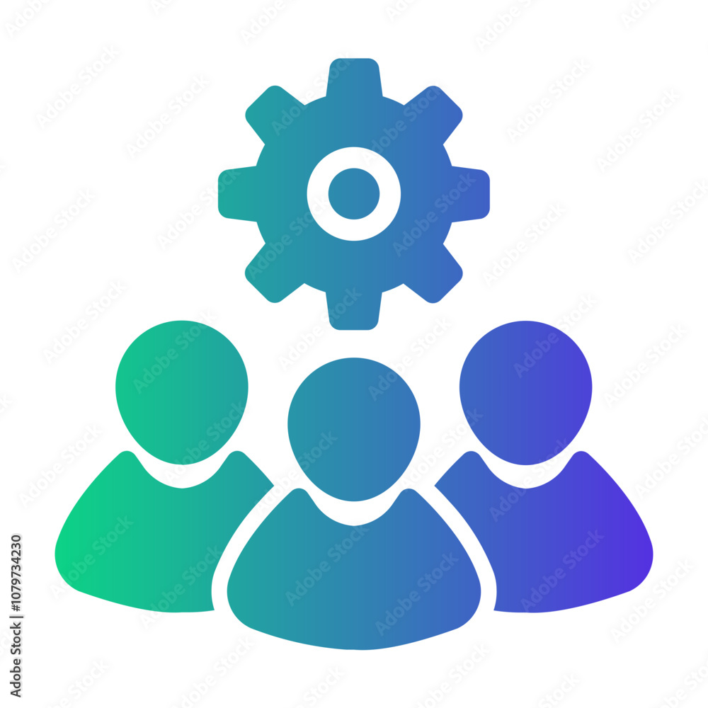 teamwork Gradient icon teamwork Gradient icon