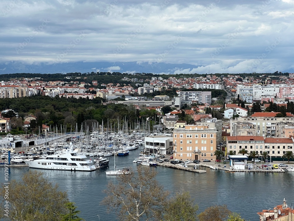 Lookout Bell Tower of St. Anastasia or the view of the old city center of Zadar from the Zadar Cathedral Bell Tower (Croatia) - Vidikovac Zvonik sv. Stošije ili pogled na Zadar sa zvonika katedrale Lookout Bell Tower of St. Anastasia or the view of the old city center of Zadar from the Zadar Cathedral Bell Tower (Croatia) - Vidikovac Zvonik sv. Stošije ili pogled na Zadar sa zvonika katedrale