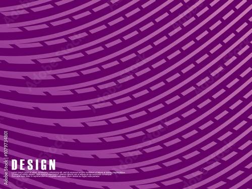 Abstract shining wave lines on purple background. Dynamic wave pattern. Modern wavy lines. Futuristic technology concept, for banners, posters, brochures, flyers, certificates, websites, etc.