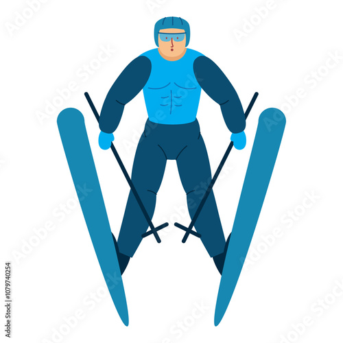 biathlon athlete man