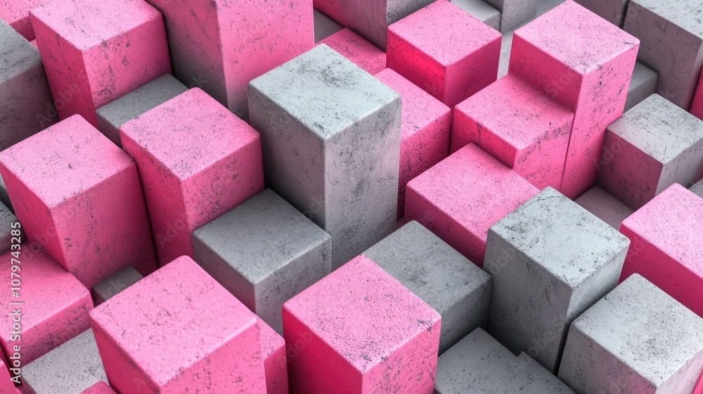 Stacked building blocks Stacked building blocks