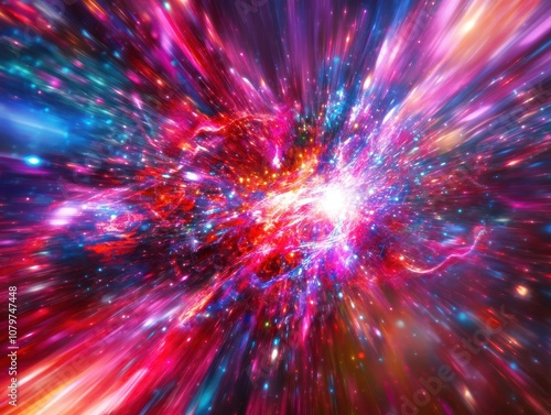 Abstract Space Explosion.