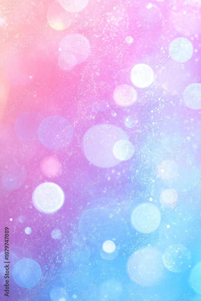 Fototapeta premium Pink and Blue Bubble Background