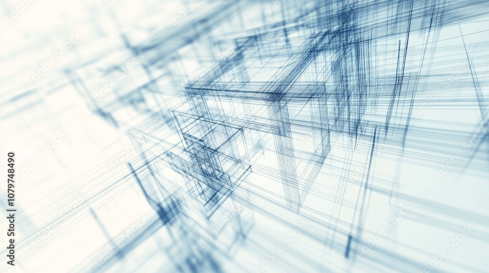 Ultra-Modern 3D Wireframe Grid: Representation of Digital Innovation and Advanced Engineering Ultra-Modern 3D Wireframe Grid: Representation of Digital Innovation and Advanced Engineering