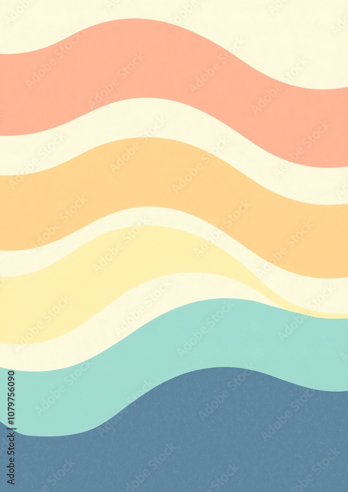 Pastel Waves: Abstract Background (Vertical Wallpaper) Pastel Waves: Abstract Background (Vertical Wallpaper)