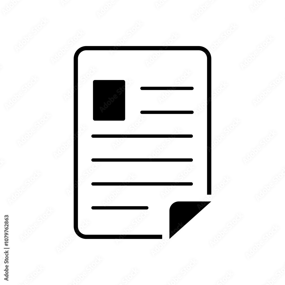 document icon design vector template document icon design vector template