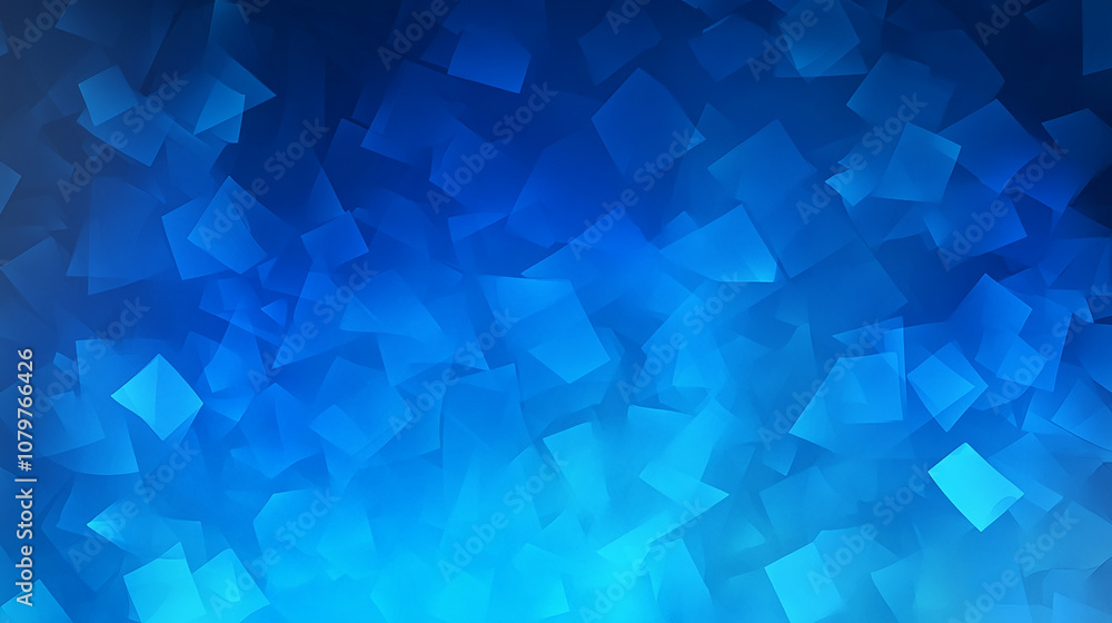 Abstract blue background with scattered squares. Abstract blue background with scattered squares.