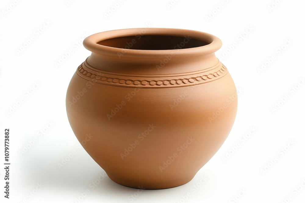 Traditional Clay Pot for Decorative Use Traditional Clay Pot for Decorative Use