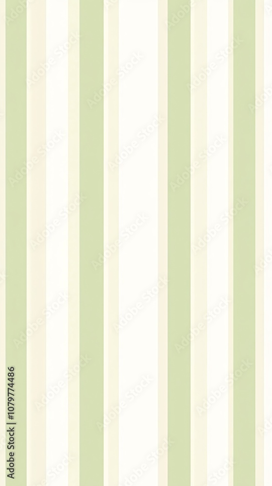 Elegant Vertical Stripe Pattern in Soft Pastel Green and White Elegant Vertical Stripe Pattern in Soft Pastel Green and White