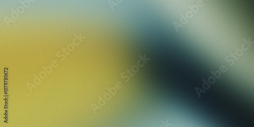 Blurred grain texture banner background. Yellow. Black backdrop. Copy space. Abstract header poster