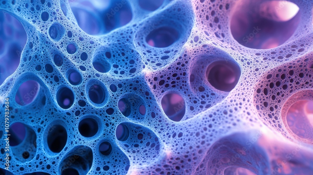Vibrant abstract cellular structure with intricate patterns and textures Vibrant abstract cellular structure with intricate patterns and textures