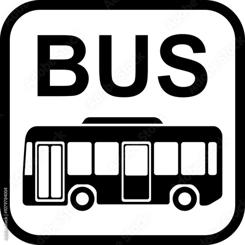 バス乗り場を案内する標識