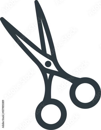 scissors icon isolated on white background