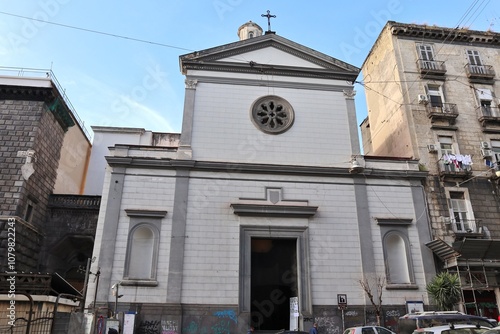 Obraz na płótnie Napoli - Chiesa di San Severo al Pendino in Via Duomo w salonie