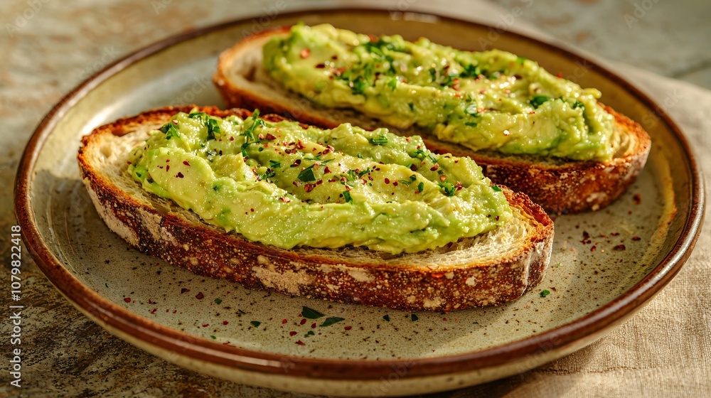 Delicious smooth avocado toast rustic kitchen food photography cozy setting close-up culinary delight Delicious smooth avocado toast rustic kitchen food photography cozy setting close-up culinary delight