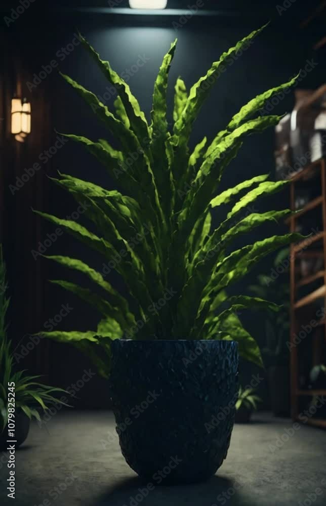 cactus in a pot on a balcony colorful lights HD resolution with hyper realistic nature ai generative 4K Background. cactus in a pot on a balcony colorful lights HD resolution with hyper realistic nature ai generative 4K Background.