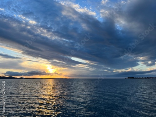 Famous Zadar romantic sunset (Zadar, Croatia) - Berühmter romantischer Sonnenuntergang in Zadar (Zadar, Kroatien) - Čuveni zadarski romantični zalazak sunca (Zadar, Hrvatska) photo