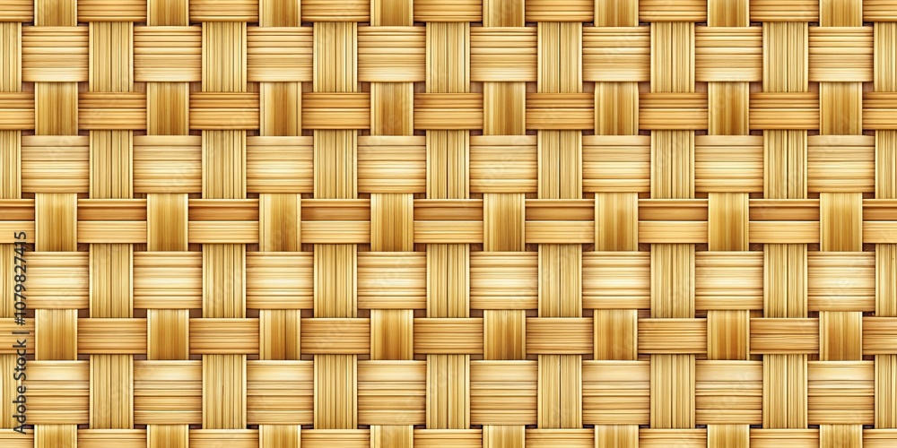 A woven pattern of natural fibers, a seamless texture of interlocking strands creating a rustic aesthetic A woven pattern of natural fibers, a seamless texture of interlocking strands creating a rustic aesthetic