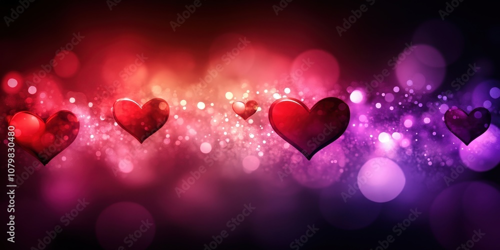 Romantic Hearts and Glimmering Lights. Romantic Hearts and Glimmering Lights.