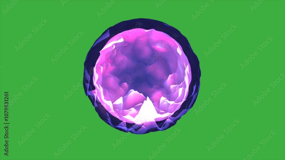 Animation video 3d abstract moving on green screen background Animation video 3d abstract moving on green screen background