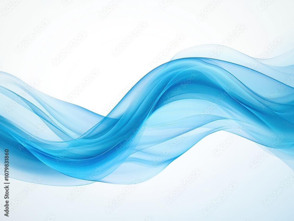Abstract Blue Wave Background. Abstract Blue Wave Background.