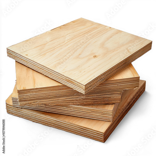 Plywood isolated on transparent background