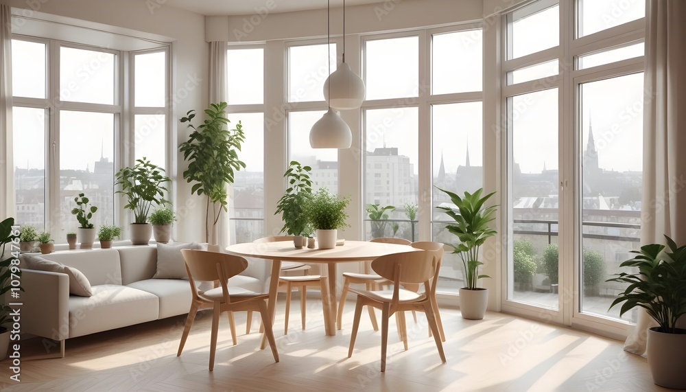 Photo modern style interior room 3d illustration Photo modern style interior room 3d illustration