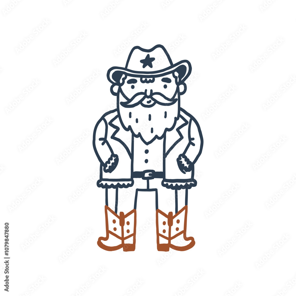 Cute Cowboy Sheriff Santa Cute Cowboy Sheriff Santa