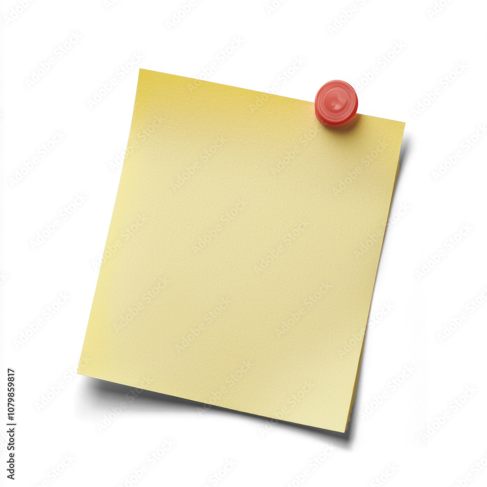 Single sticky note with a handwritten note. isolated on transparent background Single sticky note with a handwritten note. isolated on transparent background